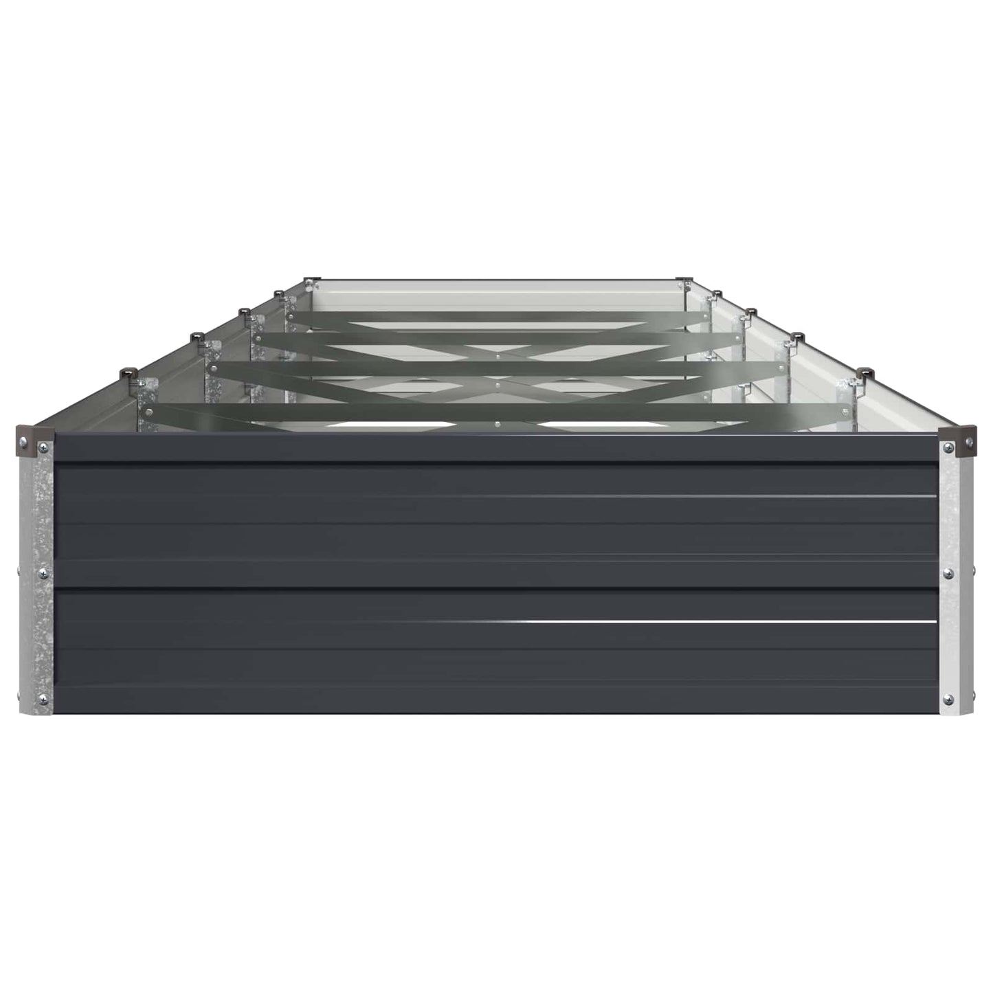 Raised Garden Bed Anthracite 400 x 80 x 24 cm cold-rolled steel