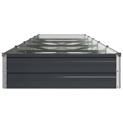 Raised Garden Bed Anthracite 400 x 80 x 24 cm cold-rolled steel