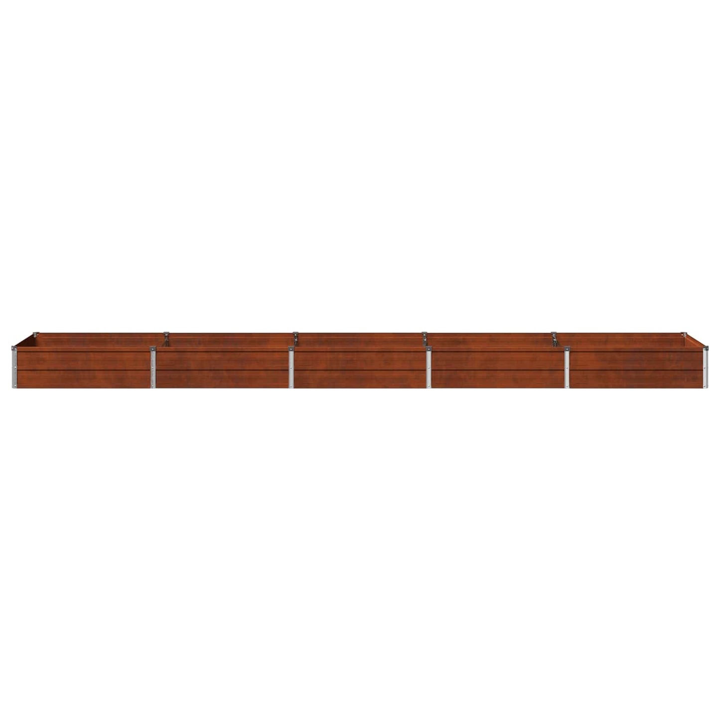 Raised Garden Bed Rusty 400 x 80 x 24 cm corton