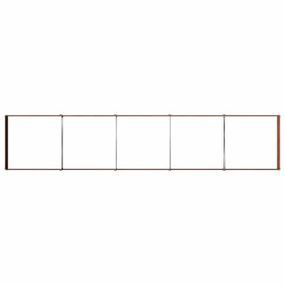 Raised Garden Bed Rusty 400 x 80 x 24 cm corton