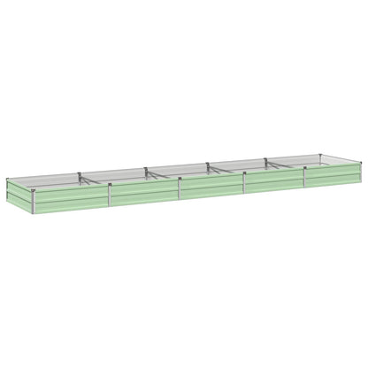 Raised Garden Bed Pastel Green 400 x 80 x 24 cm