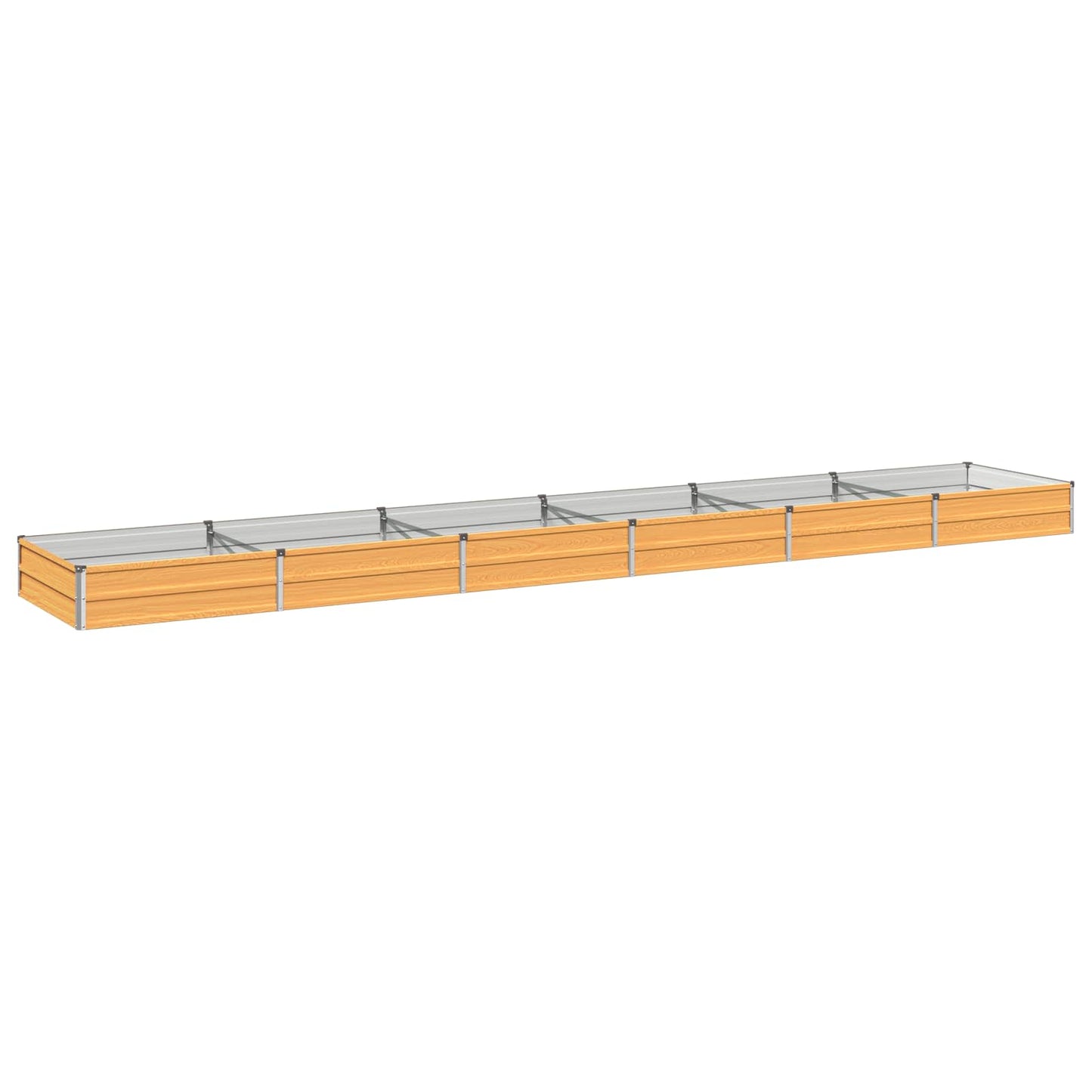 Raised Garden Bed Natural 480 x 80 x 24 cm cold-rolled steel