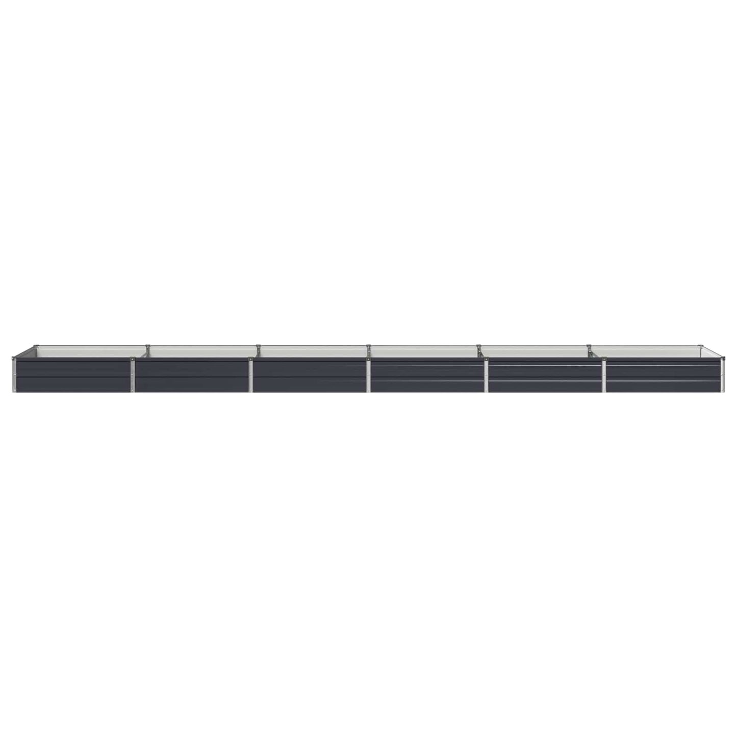 Raised Garden Bed Anthracite 480 x 80 x 24 cm cold-rolled steel