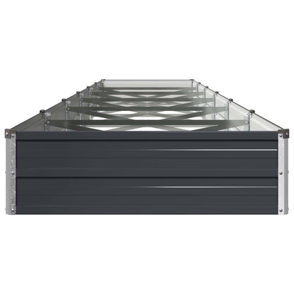 Raised Garden Bed Anthracite 480 x 80 x 24 cm cold-rolled steel