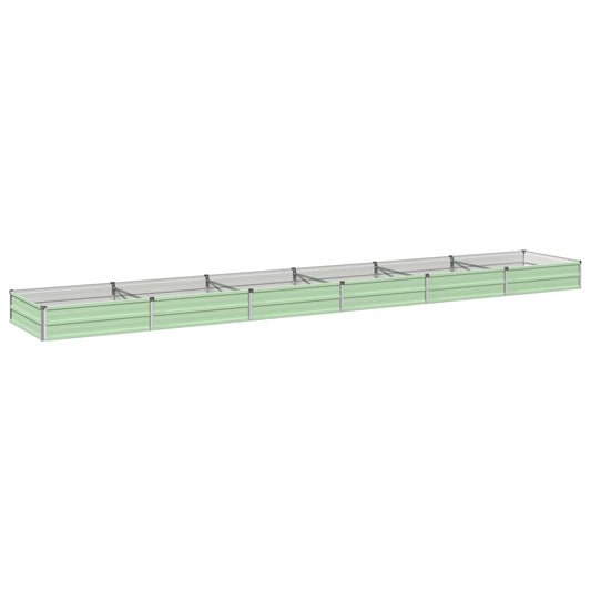Raised Garden Bed Pastel Green 480 x 80 x 24 cm