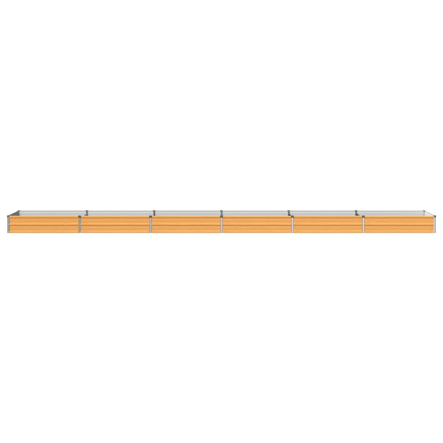 Raised Garden Bed Natural 600 x 80 x 24 cm cold-rolled steel