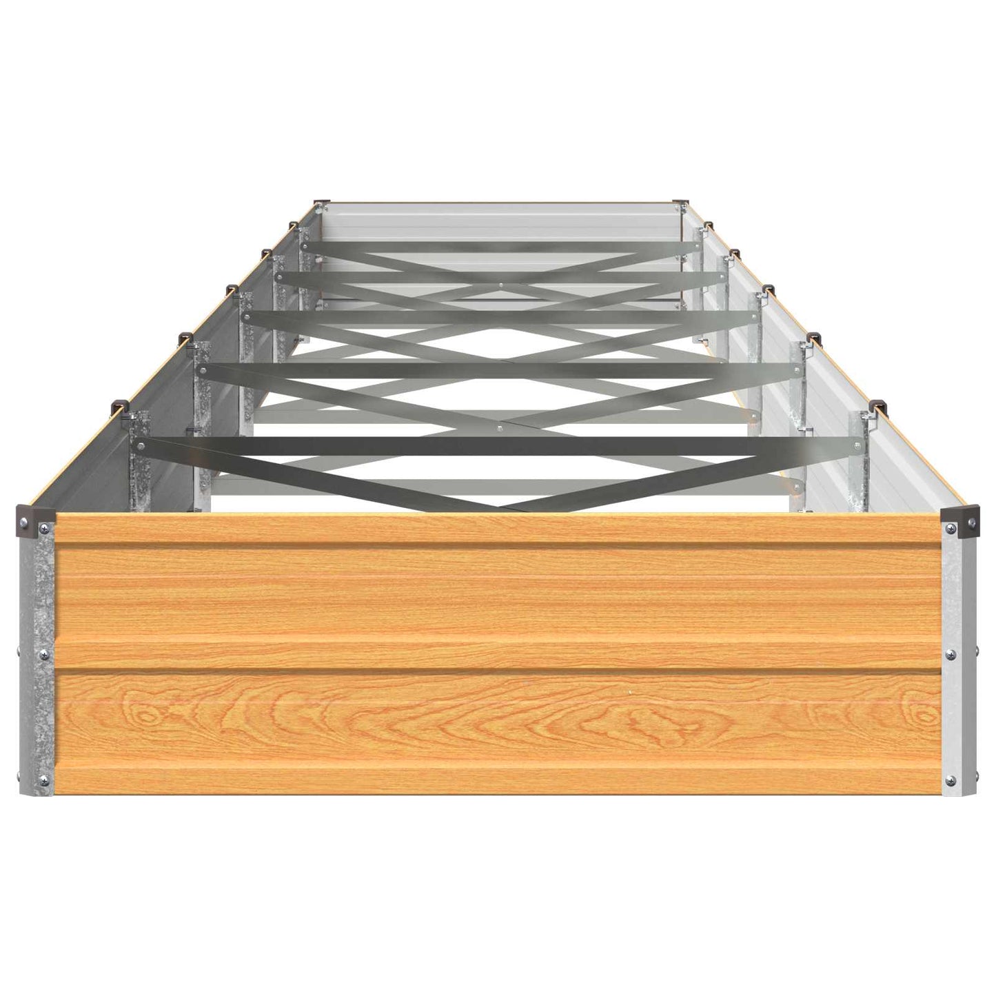 Raised Garden Bed Natural 600 x 80 x 24 cm cold-rolled steel