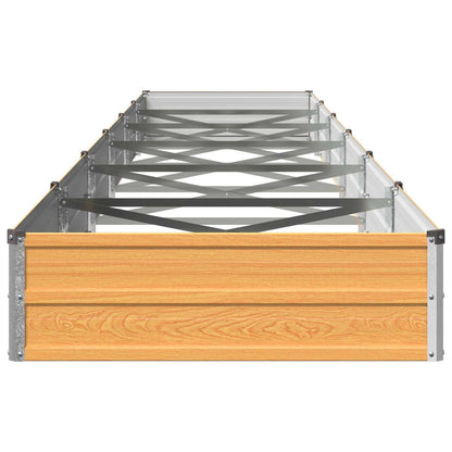 Raised Garden Bed Natural 600 x 80 x 24 cm cold-rolled steel