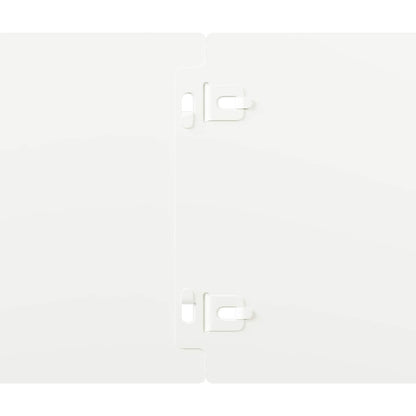 Lawn Edging 30 pcs 15 x 103 cm Steel White