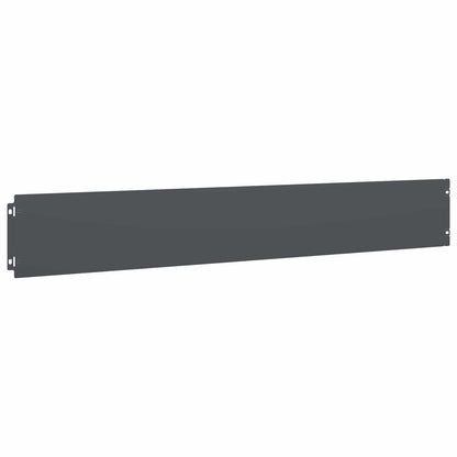 Lawn Edging 30 pcs 15 x 103 cm Steel Anthracite