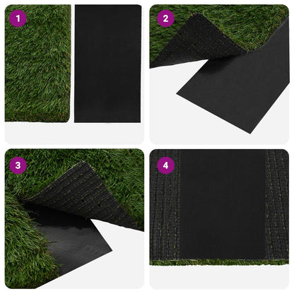 Artificial Grass Tape Self-adhesive Black 15 cm x 10 m