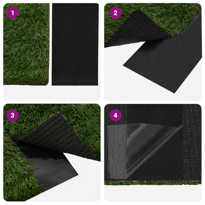 Artificial Grass Tape Self-adhesive Black 20 x 0.15 cm