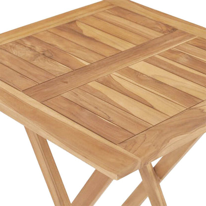 Garden Set 3 pcs Brown Soild Teak Wood