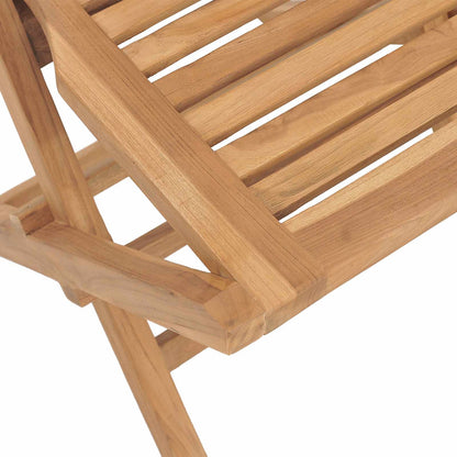 Garden Set 3 pcs Brown Soild Teak Wood