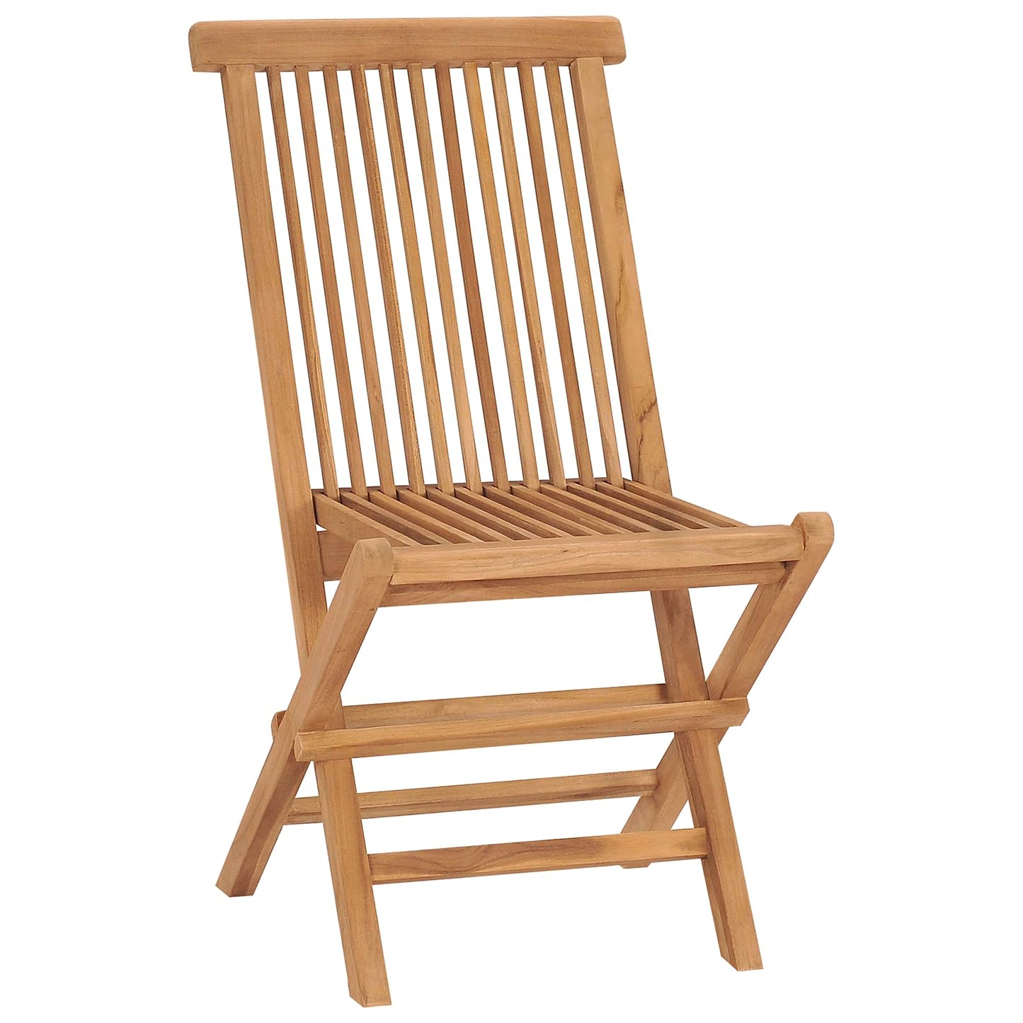 Garden Set 5 pcs Brown Soild Teak Wood