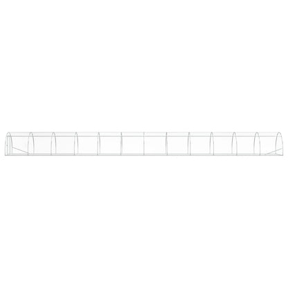 Chicken Coop Silver 1200 x 150 x 100 cm Galvanised Steel