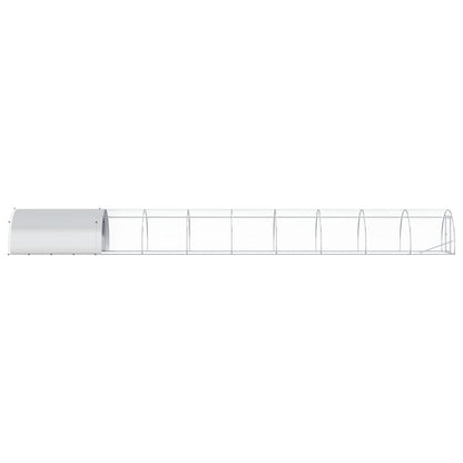 Chicken Coop Silver 1000 x 150 x 100 cm Galvanised Steel