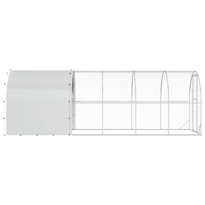 Chicken Coop Silver 600 x 200 x 200 cm Galvanised Steel