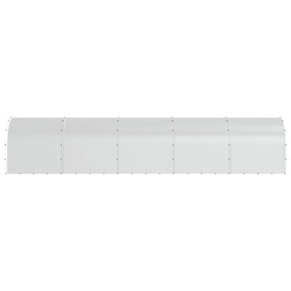 Chicken Coop Silver 1000 x 200 x 200 cm Galvanised Steel