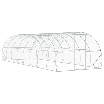 Chicken Coop Silver 800 x 300 x 200 cm Galvanised Steel