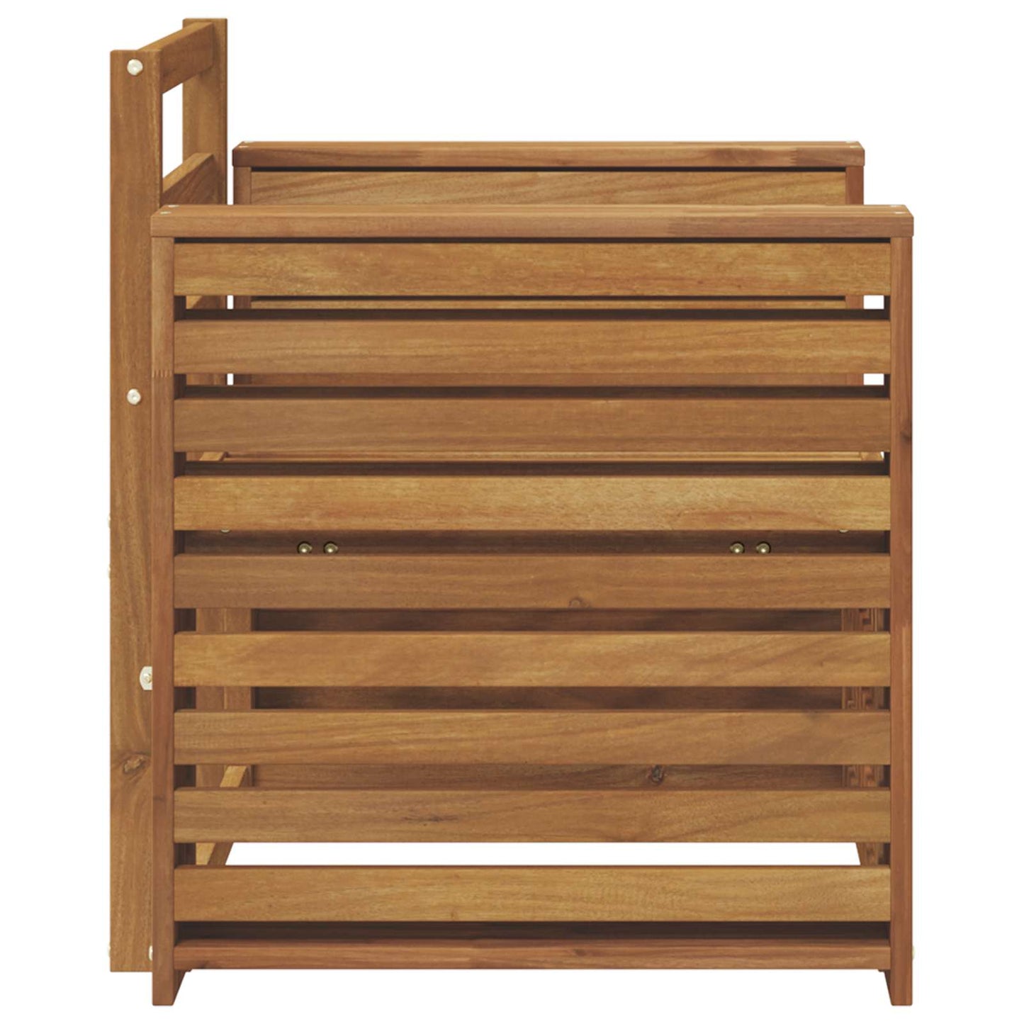 Outdoor Sofa Solid Acacia Wood Natural