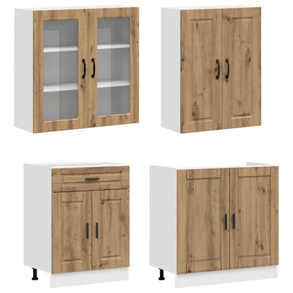 Kitchen Unit PORTO 8 pcs Artisan Oak Engineered Wood