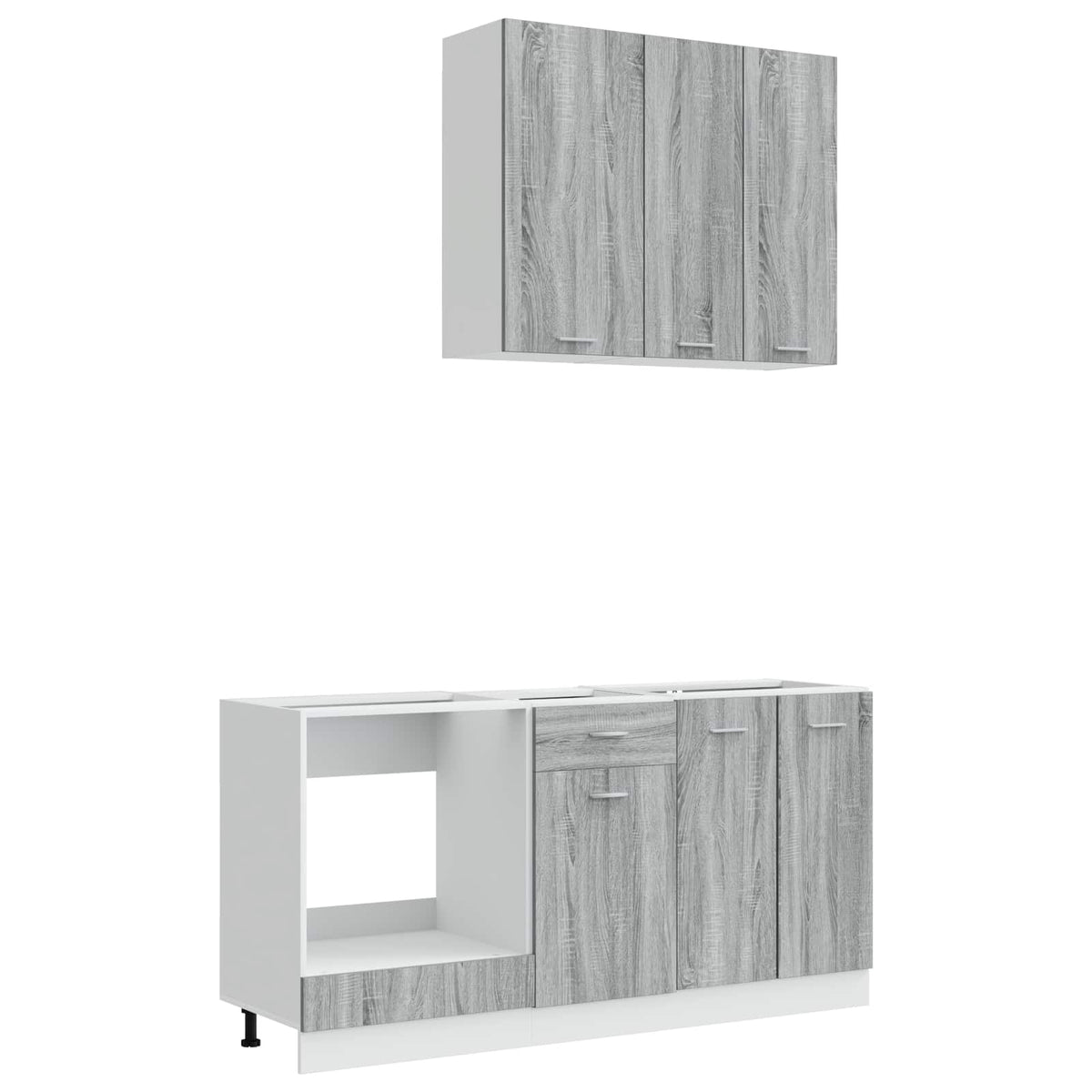 Kitchen Unit LYON 5 pcs Grey Sonoma Engineered Wood