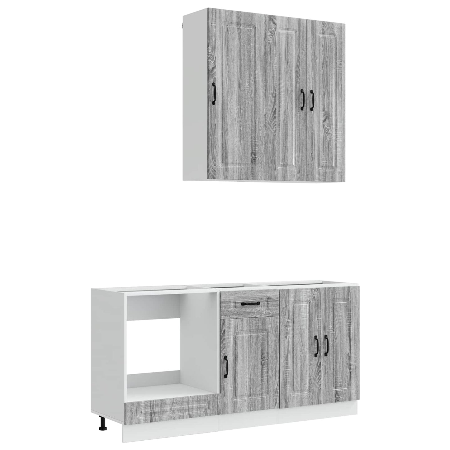 Kitchen Unit KALMAR 5 pcs Grey Sonoma Engineered Wood