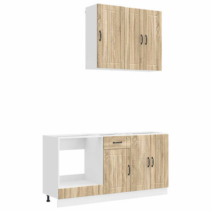 Kitchen Unit LUCCA 5 pcs Sonoma Oak Engineered Wood