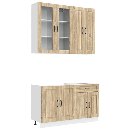 Kitchen Unit KALMAR 4 pcs Sonoma Oak Engineered Wood