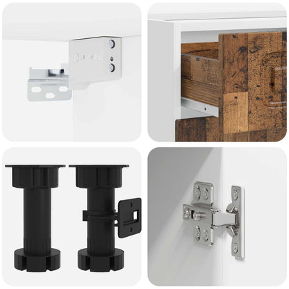 Kitchen Unit KALMAR 4 pcs Old Wood Engineered Wood