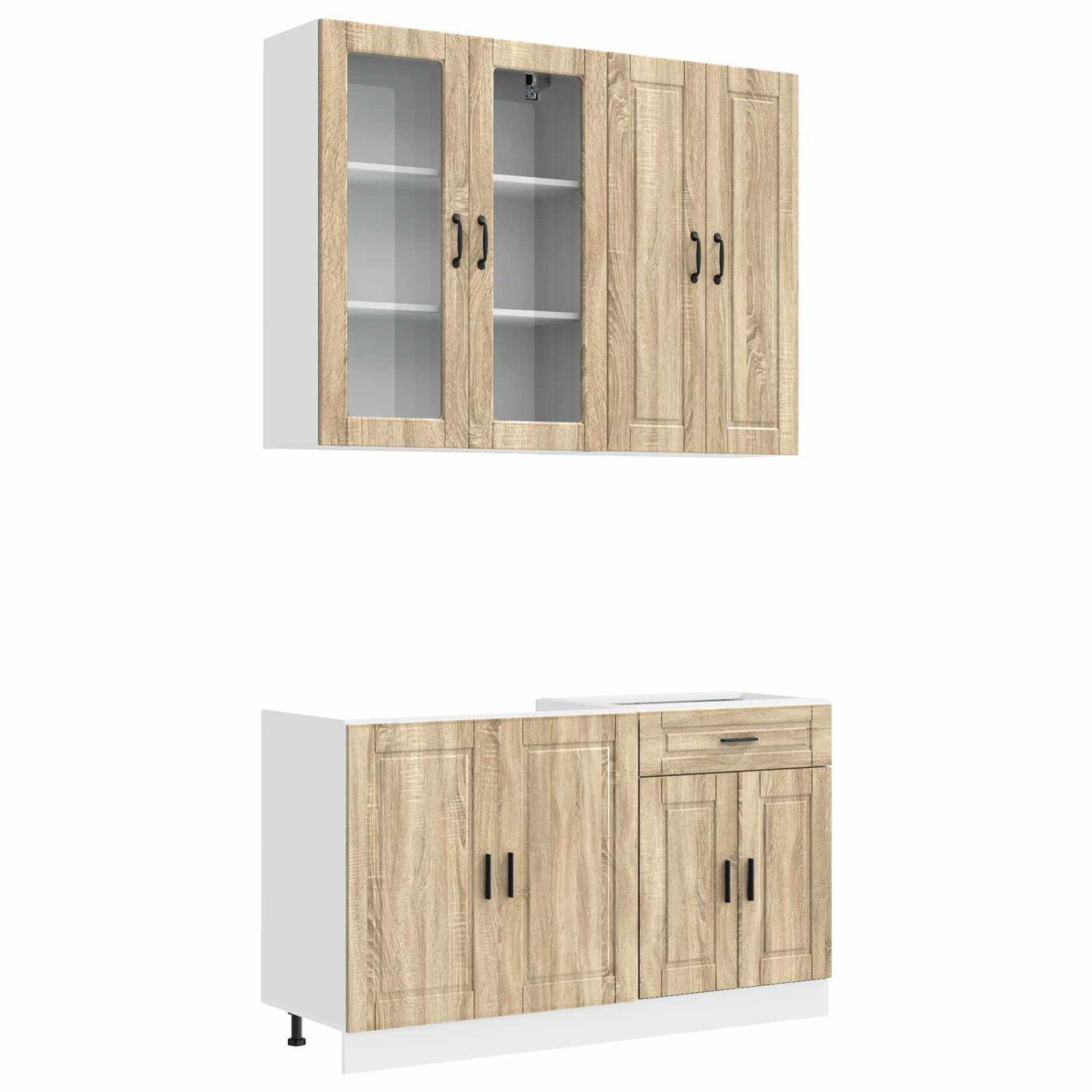 Kitchen Unit PORTO 4 pcs Sonoma Oak Engineered Wood