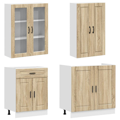 Kitchen Unit PORTO 4 pcs Sonoma Oak Engineered Wood