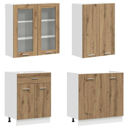 Kitchen Unit LYON 4 pcs Artisan Oak Engineered Wood