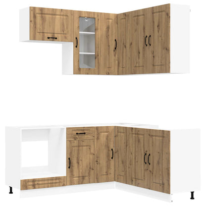 Kitchen Unit KALMAR 8 pcs Artisan Oak Engineered Wood