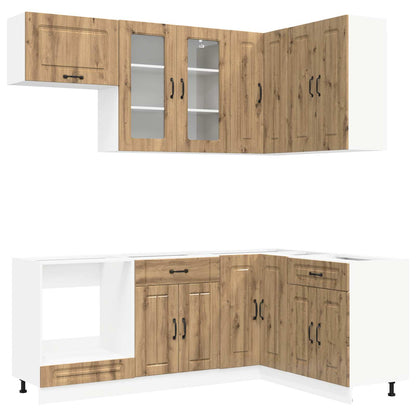 Kitchen Unit KALMAR 8 pcs Artisan Oak Engineered Wood