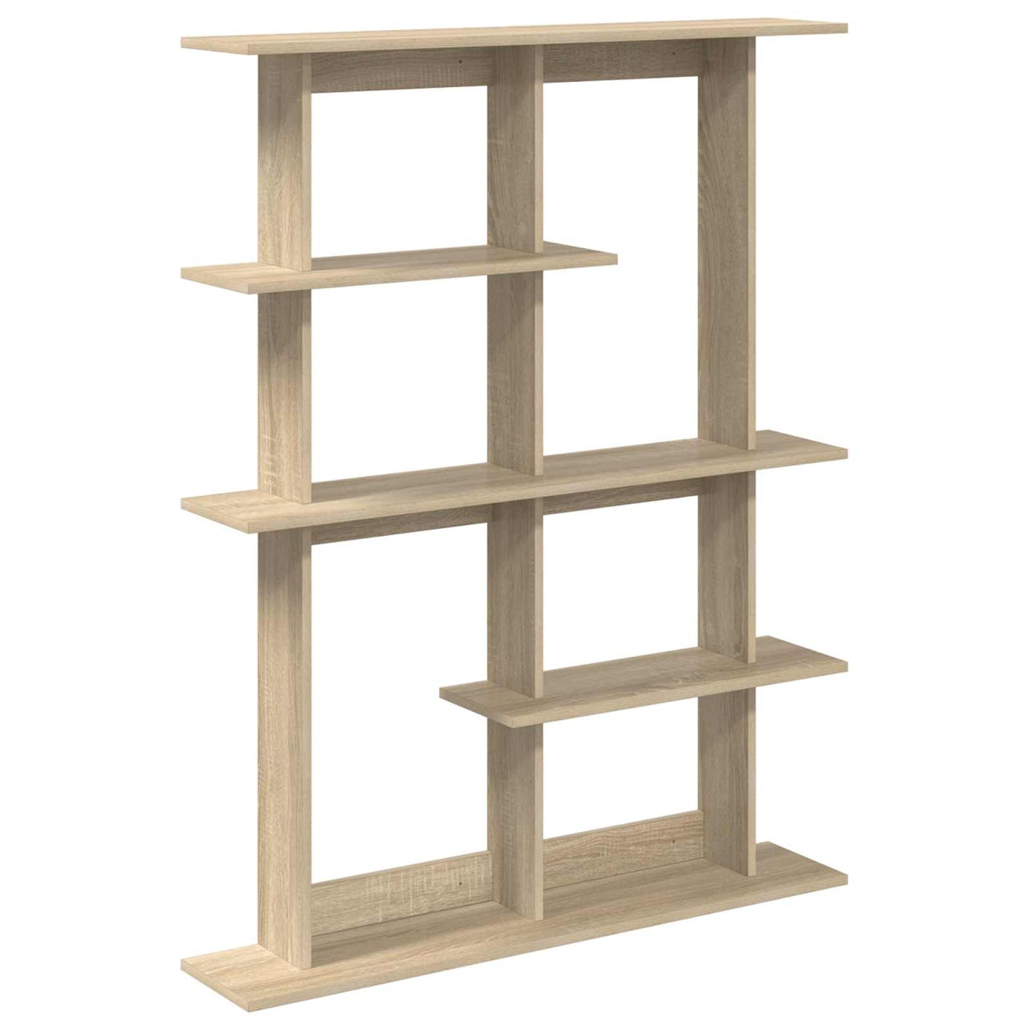Wall Shelving Unit Brown 102 x 20 x 130 cm Engineered Wood