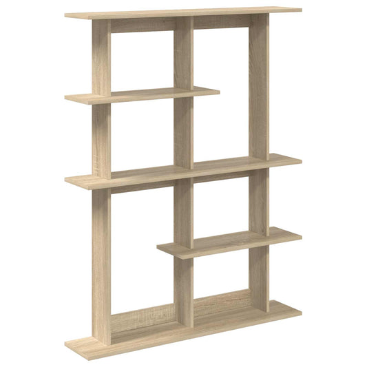 Wall Shelf Sonoma Oak 102 x 20 x 130 cm Engineered Wood