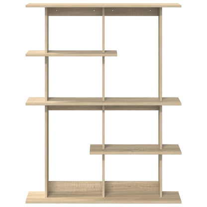 Wall Shelving Unit Brown 102 x 20 x 130 cm Engineered Wood