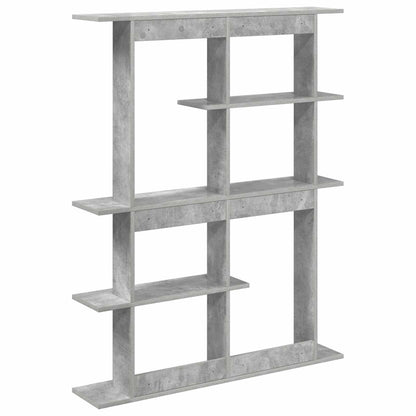 Wall Shelving Unit Grey 102 x 20 x 130 cm Engineered Wood