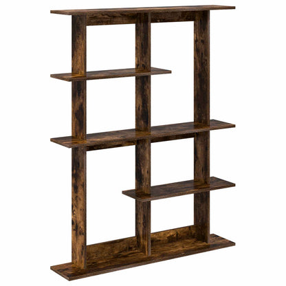 Wall Shelving Unit Brown 102 x 20 x 130 cm Engineered Wood