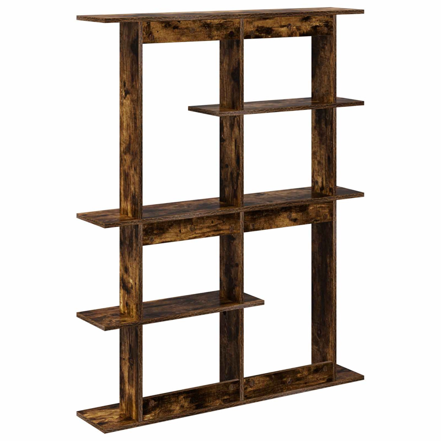 Wall Shelving Unit Brown 102 x 20 x 130 cm Engineered Wood