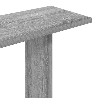 Wall Shelf Grey Sonoma 102 x 20 x 130 cm Engineered Wood