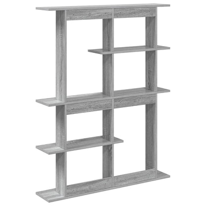 Wall Shelving Unit Grey 102 x 20 x 130 cm Engineered Wood