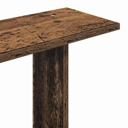 Wall Shelf Old Wood 102 x 20 x 130 cm Engineered Wood