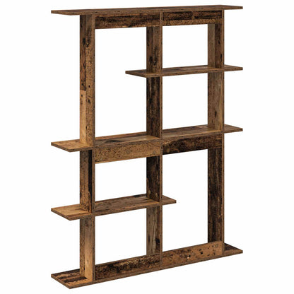Wall Shelving Unit Brown 102 x 20 x 130 cm Engineered Wood