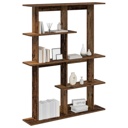 Wall Shelving Unit Brown 102 x 20 x 130 cm Engineered Wood