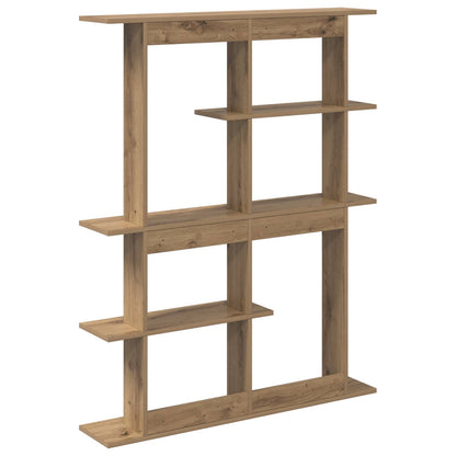 Wall Shelving Unit Brown 102 x 20 x 130 cm Engineered Wood