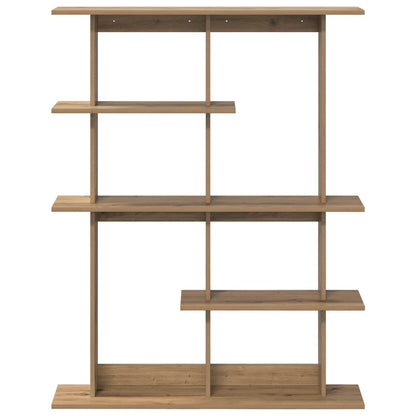 Wall Shelving Unit Brown 102 x 20 x 130 cm Engineered Wood