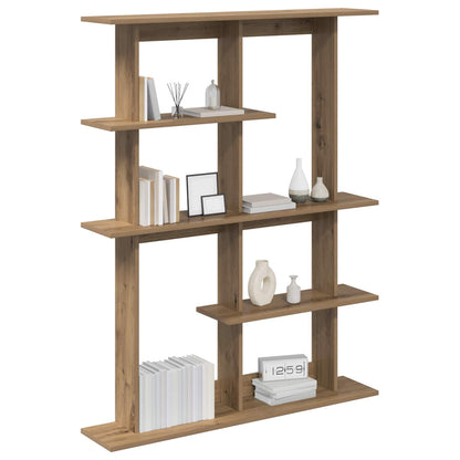 Wall Shelving Unit Brown 102 x 20 x 130 cm Engineered Wood